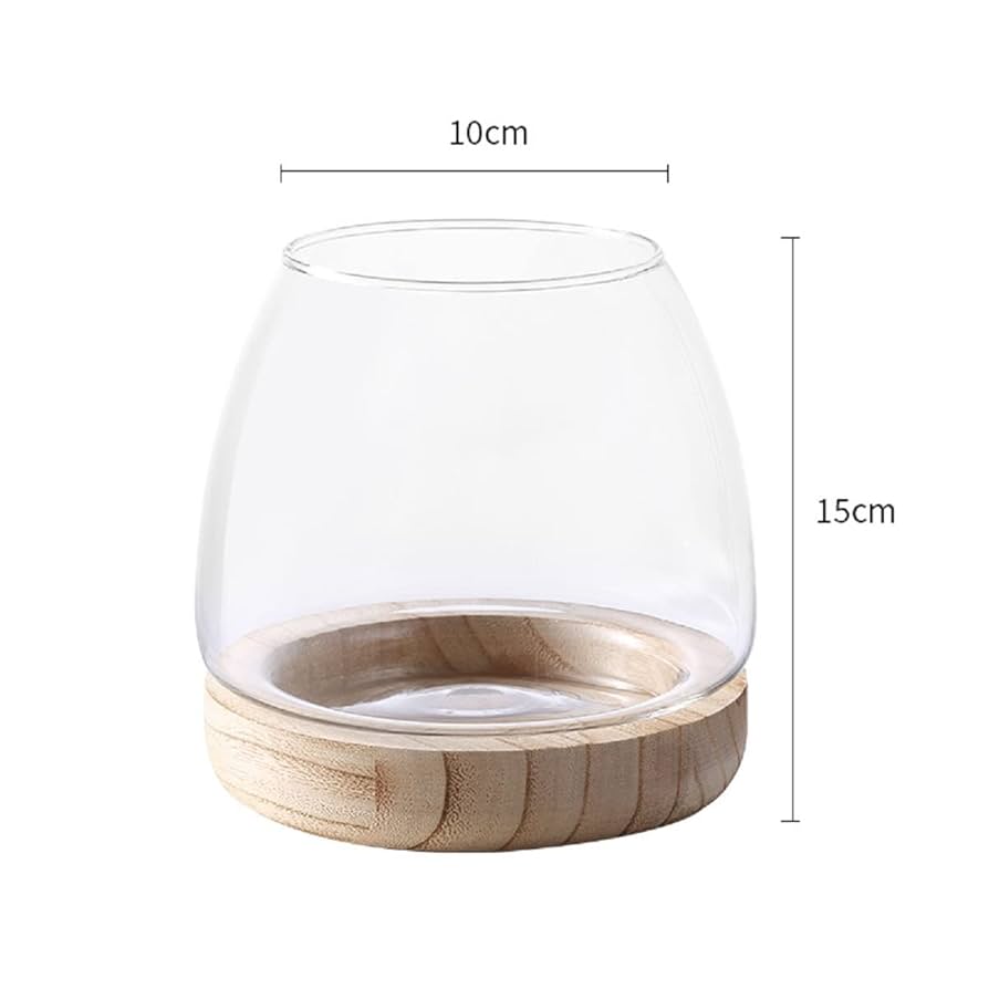 【あつし】美品新品 吉岡星 ガラス一輪挿しセット 花器花瓶 フラワーベース フラワーベース 花瓶 おしゃれ ガラス Lサイズ 大きい 20cm